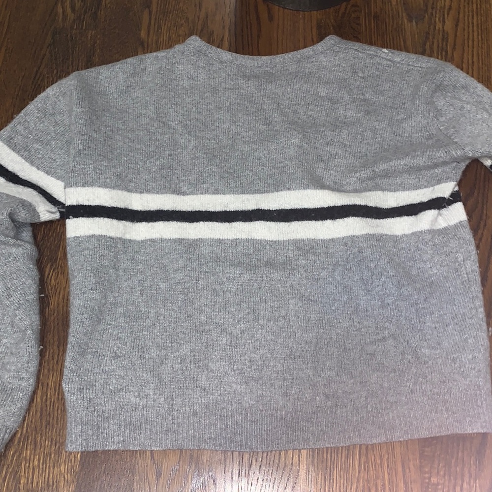 Striped Gray Brandy Melville Sweater (one size-fits like small)